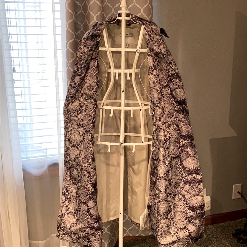 Authentic Coach Python grey rain coat - Picture 8 of 8